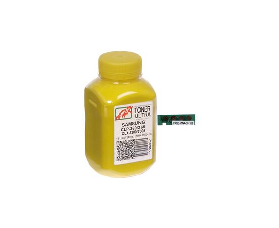Тонер SAMSUNG CLP-360/365/CLX 3300/3305 Yellow + chip AHK (1505416)