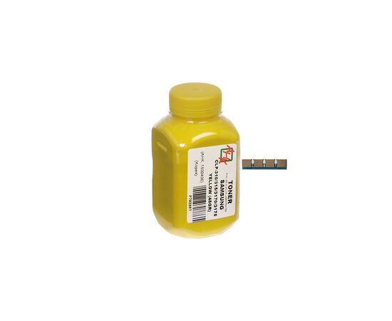 Тонер Samsung CLP-310/315/3175, 45г Yellow + chip AHK (1502408)