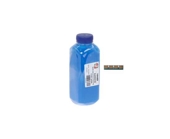 Тонер Samsung CLP-310/315/3175, 45г Cyan + chip AHK (1502404)
