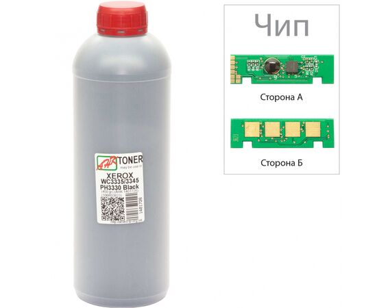 Тонер Xerox Phaser 3330/WC 3335, 450г Black +chip AHK (1401729)