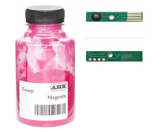 Тонер Xerox Phaser 6600 120г Magenta +chip AHK (3202902)