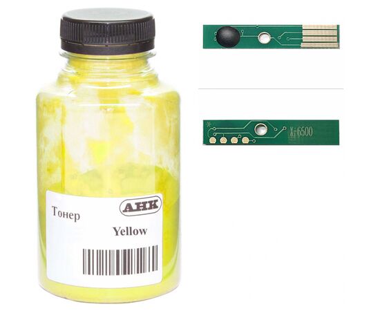 Тонер Xerox Phaser 6600 120г Yellow +chip AHK (3202903)
