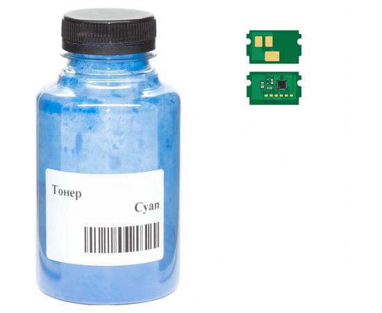 Тонер Kyocera TK-5220, 30г Cyan +chip AHK (3203557)