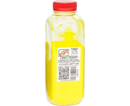 Тонер Canon LBP-710/712, 180г Yellow AHK (1505197)