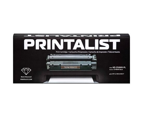 Картридж Printalist HP LJ M252/M277/ CF400X Black (HP-CF400X-PL)