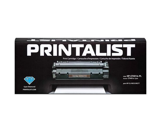 Картридж Printalist HP LJ M252/M277 CF401A Cyan (HP-CF401A-PL)