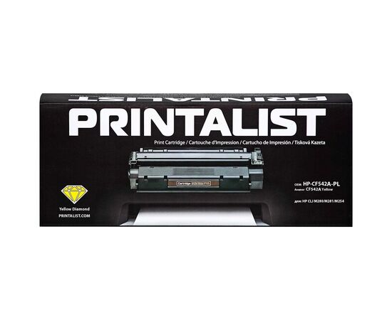 Картридж Printalist HP CLJ M280/M281/M254 CF542A Yellow (HP-CF542A-PL)