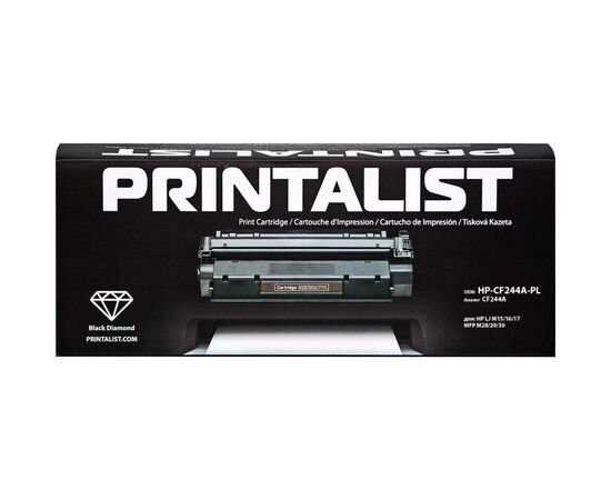 Картридж Printalist HP LJ M15/16/17, MFP M28/29/30/ CF244A Black (HP-CF244A-PL)