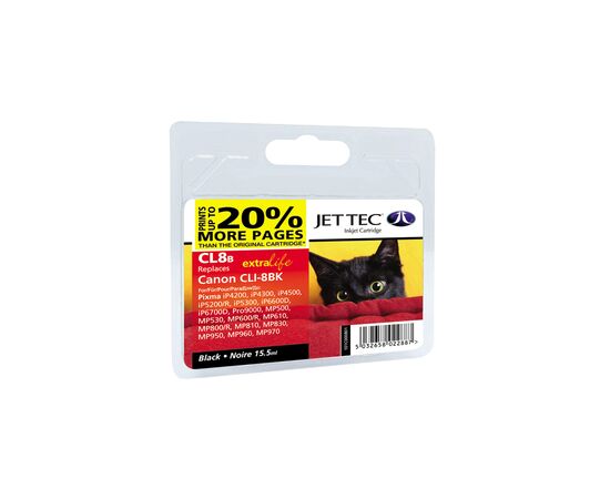 Картридж Jet Tec для Canon CLI-8B Black (1338BJT)