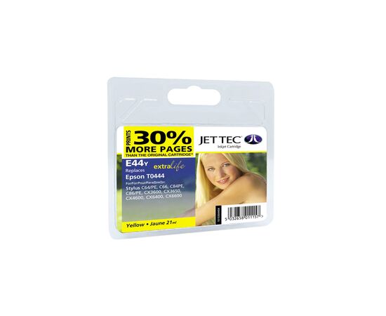Картридж Jet Tec Epson Stylus C64/C84 Yellow (110E004404)