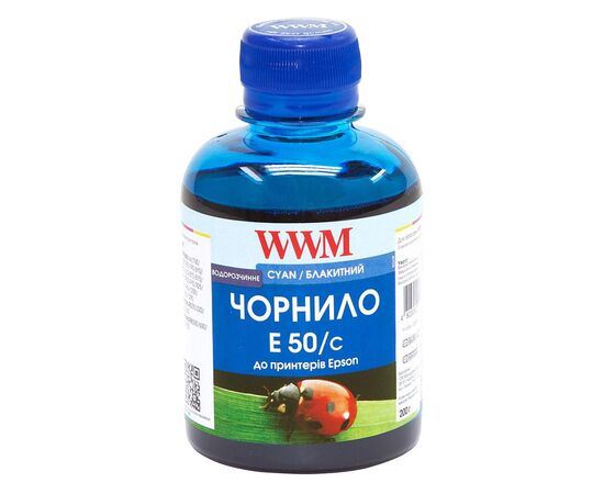 Чернила WWM Epson Stylus Universal cyan (E50/C)