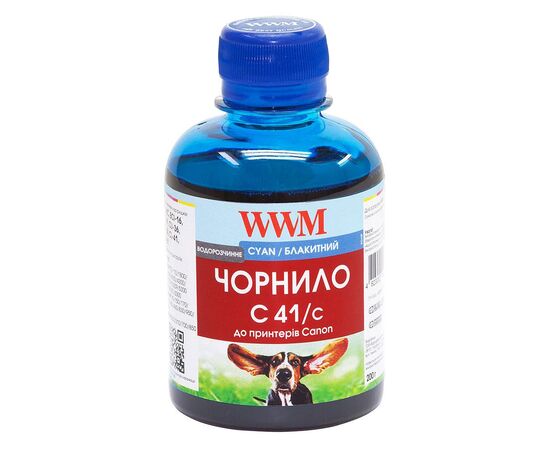 Чернила WWM CANON CL41/51/CLI8/BCI-16, cyan (C41/C)