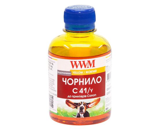 Чернила WWM CANON CL41/51/CLI8/BCI-16, yellow (C41/y)