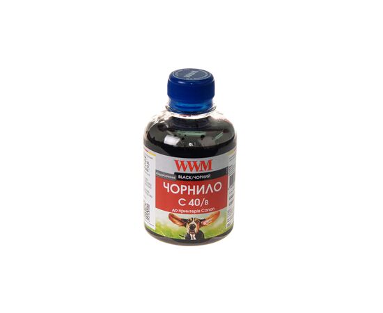 Чорнило WWM CANON PG40/50/PGI5Bk, black (C40/B)