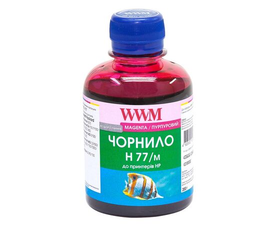 Чернила WWM HP №177 85 Magenta 200ml (H77/M)