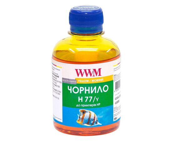 Чернила WWM HP №177 85 Yellow (H77/Y)