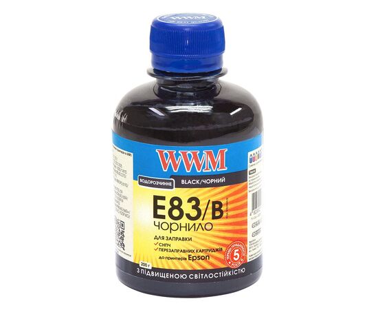 Чорнило WWM EPSON StPhoto R270/290 Black /NEW (E83/B)