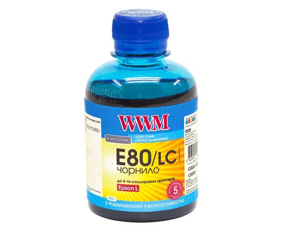 Чорнило WWM EPSON L800 Light Cyan (E80/LC)