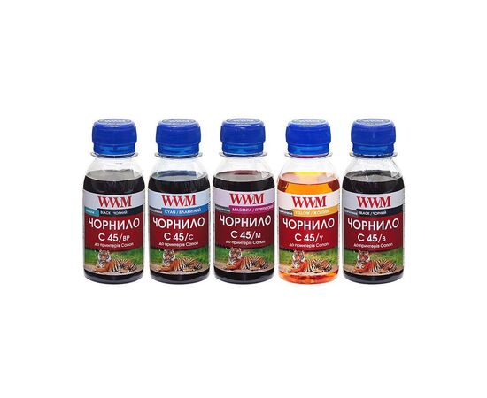 Чернила WWM CANON PGI450/CLI451 (5х100г) BP/B/C/M/Y (C45SET-5)