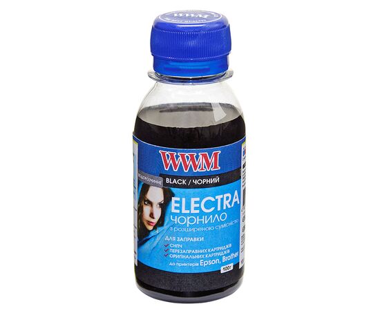 Чернила WWM EPSON UNIVERSAL ELECTRA 100ml Black (EU/B-2)
