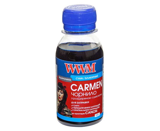 Чорнило WWM CANON UNIVERSAL CARMEN 100g Cyan (CU/C-2)