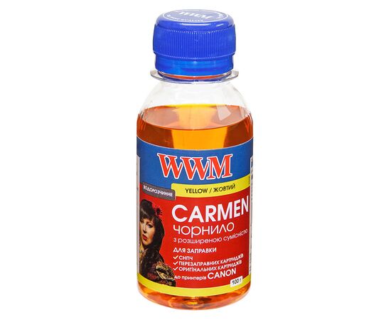 Чорнило WWM CANON UNIVERSAL CARMEN 100g Yellow (CU/Y-2)