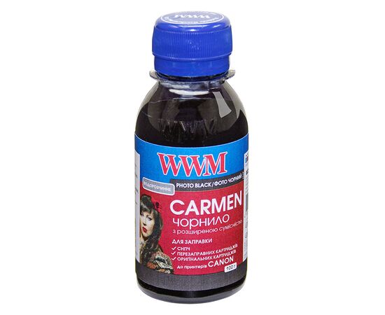 Чернила WWM CANON UNIVERSAL CARMEN 100g Photo Black (CU/PB-2)