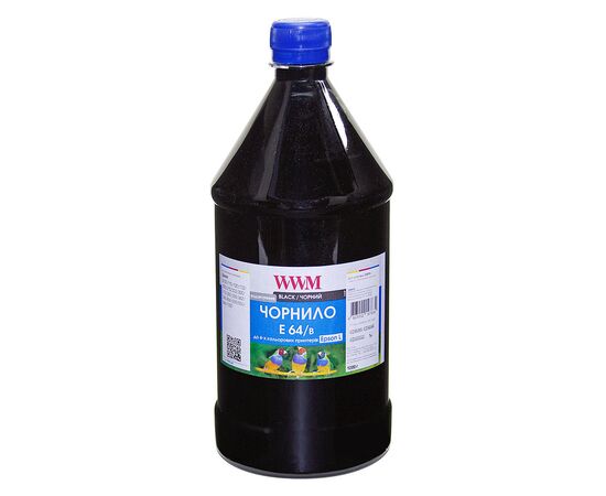 Чернила WWM EPSON L110/L210/L355 1000g Black (E64/B-4)