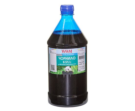 Чорнило WWM Brother DCP-T300/T500W/T700W Cyan 1000г pigmented (B51/C-4)