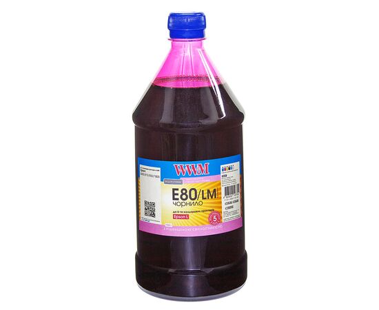 Чернила WWM Epson L800 1000г Light Magenta (E80/LM-4)