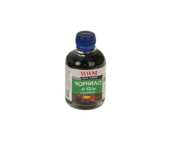 Чернила WWM HP №10/11/12 200г Black 200г pigmented (H12/BP)