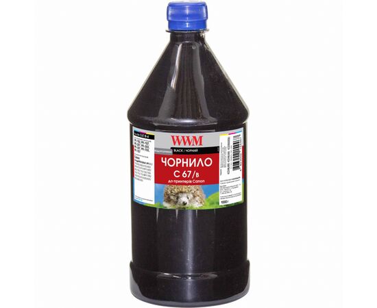 Чернила WWM Canon IPF-107 1000г Black IPF-107Bk (C67/B-4)