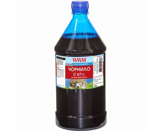 Чернила WWM Canon IPF-107 1000г Cyan IPF-107С (C67/C-4)