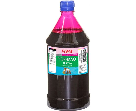 Чорнило WWM HP №177/85 1000г Magenta (H77/M-4)
