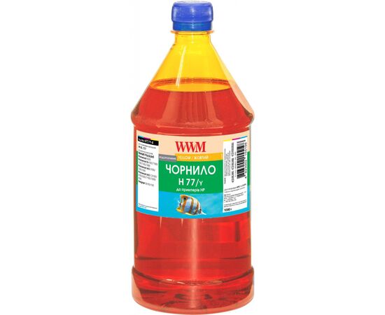 Чернила WWM HP №177/85 1000г Yellow (H77/Y-4)