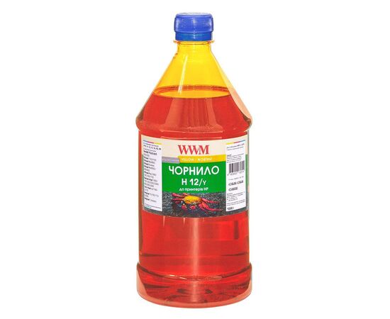 Чорнило WWM HP №10/11/82 1000г Yellow (H12/Y-4)