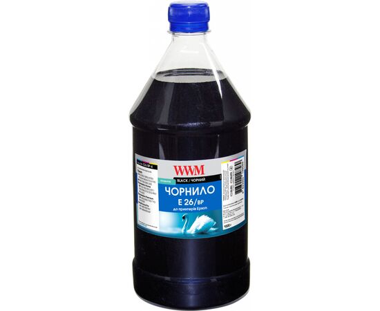 Чернила WWM EPSON XP-600/XP-605/XP-7005 (Black Pigment) 1л (E26/BP-4)