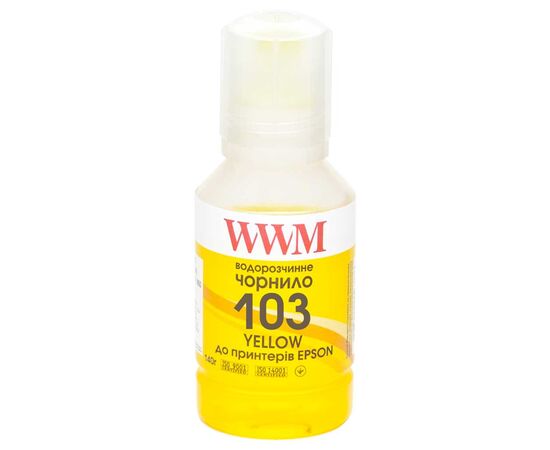 Чернила WWM EPSON L3100/3110/3150 140г Yellow (E103Y)