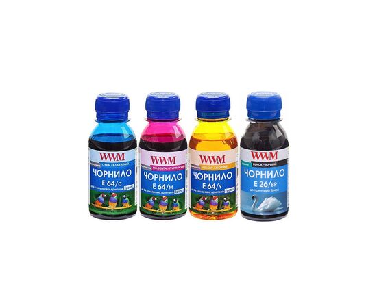 Чорнило WWM Epson L605/L4150/L1455, 4х100г BP/C/M/Y (E26/64SET4-2)