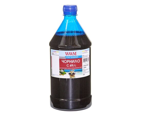 Чернила WWM Canon GI-490 1000г Cyan (C49/C-4)