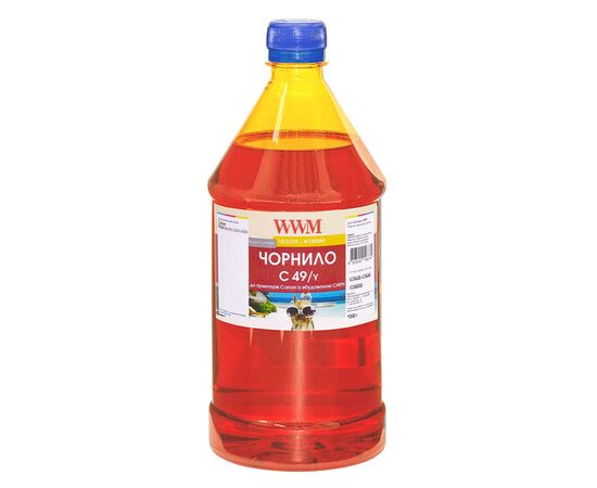 Чорнило WWM Canon GI-490 1000г Yellow (C49/Y-4)