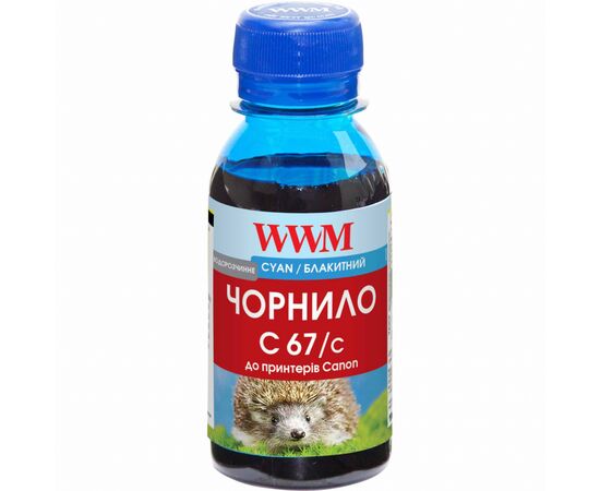 Чернила WWM Canon PFI–107 100г Cyan PFI–107С (C67/C-2)