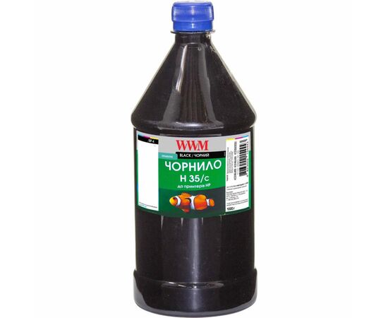 Чорнило WWM HP №21/129/121 1000г Black pigm. (H35/BP-4)