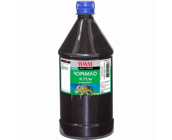 Чорнило WWM HP №711 1000г Black pigm. (H71/BP-4)