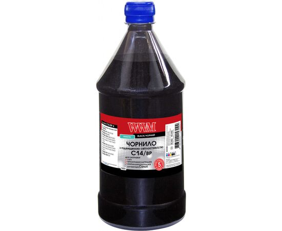 Чернила WWM Canon PGI-450/PGI-470 1000г Black pigm. (C14/BP-4)