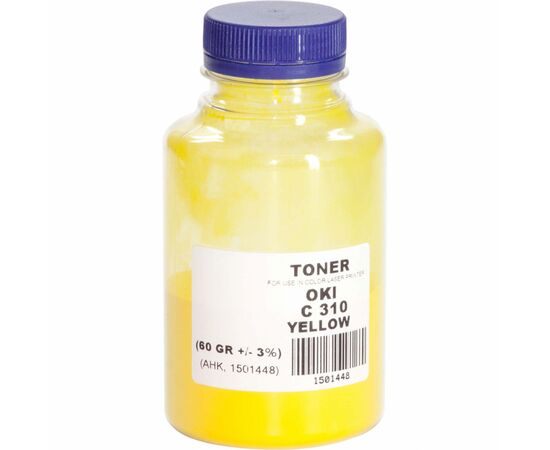 Тонер OKI C310/330/510/530, Glossy, 60г Yellow AHK (1501448)