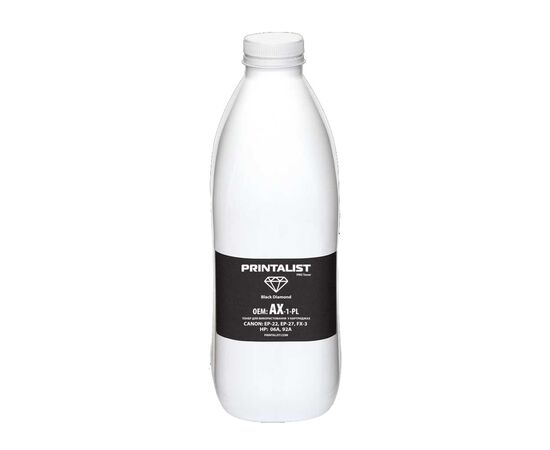 Тонер HP LJ 1100/5L/6L , 1000г Black Printalist (AX-1-PL)