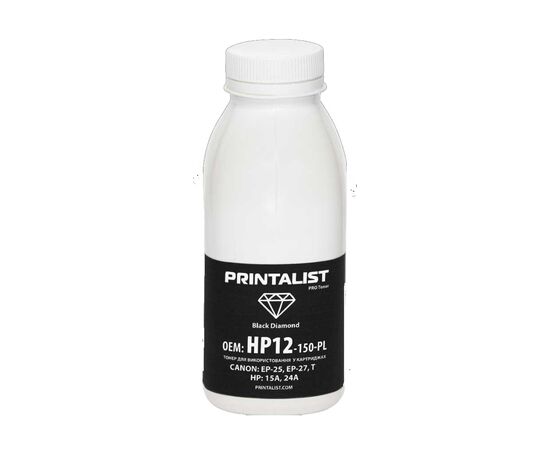 Тонер HP LJ 1200/1220 , 150г Black Printalist (HP12-150-PL)