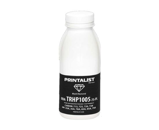 Тонер HP LJ P1005/1006/1505, 75г Black Printalist (TRHP1005-75-PL)