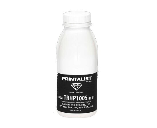 Тонер HP LJ P1005/1006/1505, 80г Black Printalist (TRHP1005-80-PL)